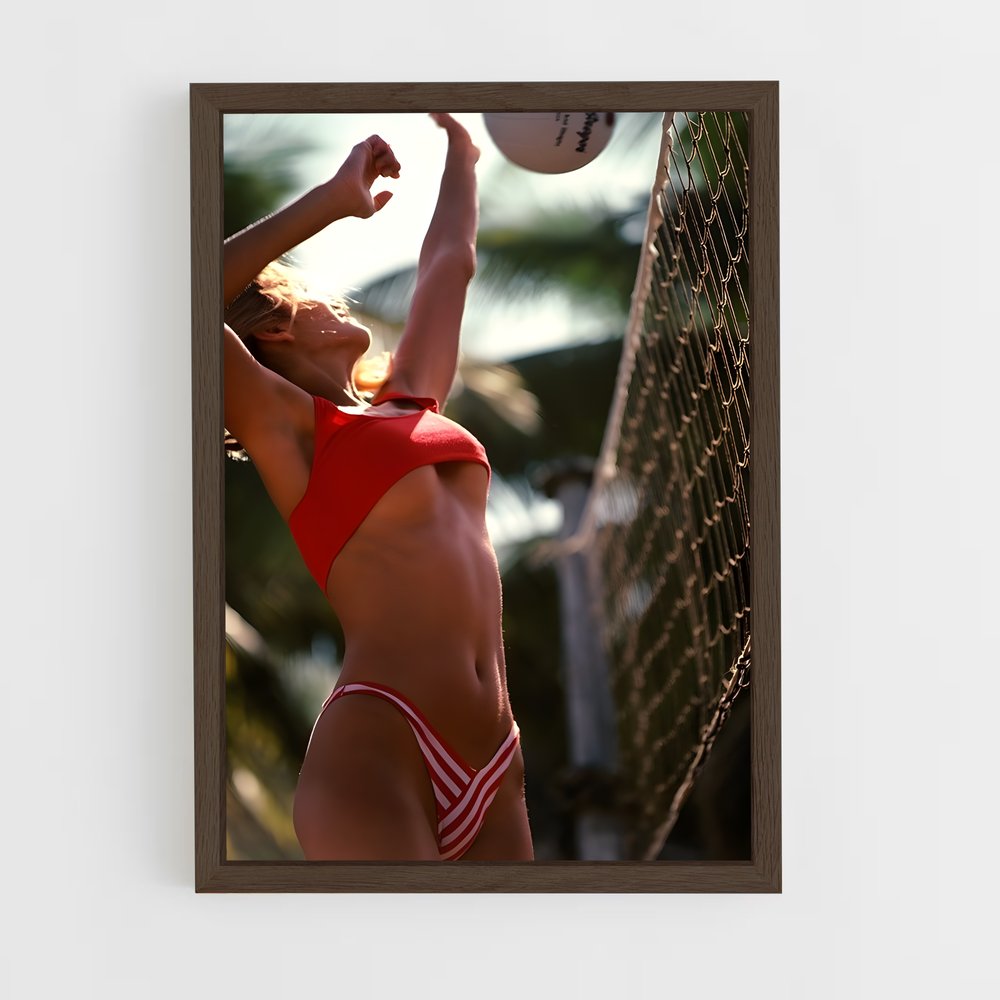 Poster Volley sur Plage – affiche Beach-volley (vue 5)